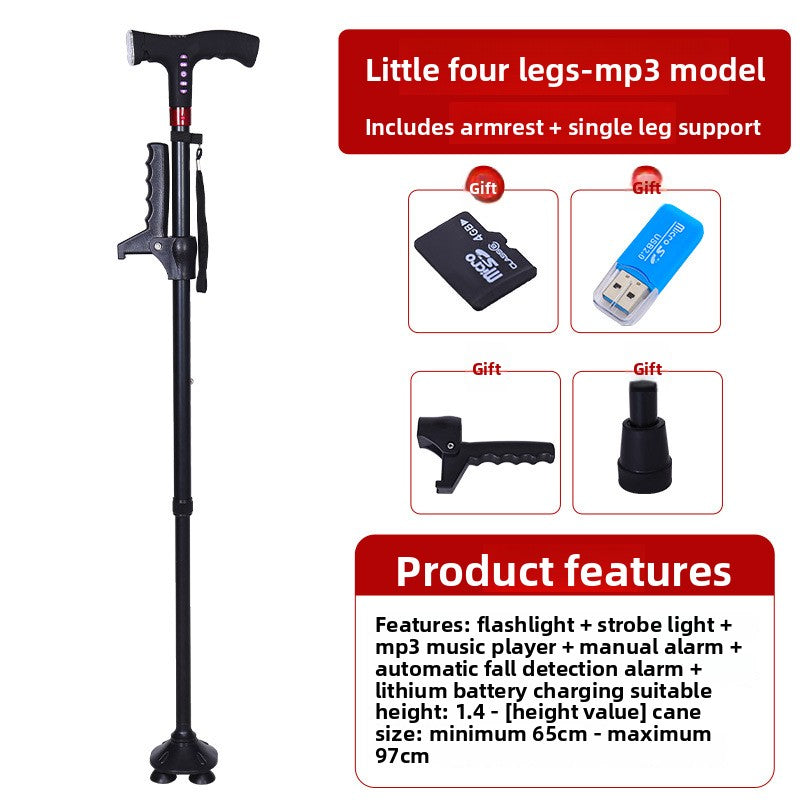 Multifunctional smart walking stick