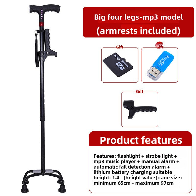 Multifunctional smart walking stick