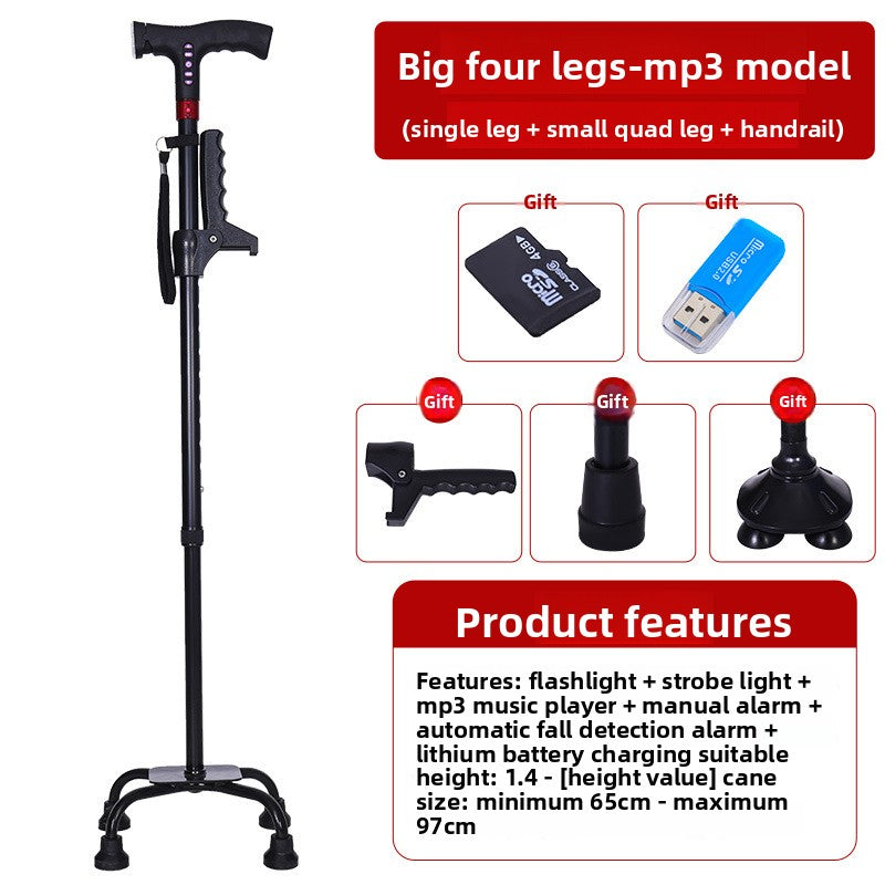 Multifunctional smart walking stick