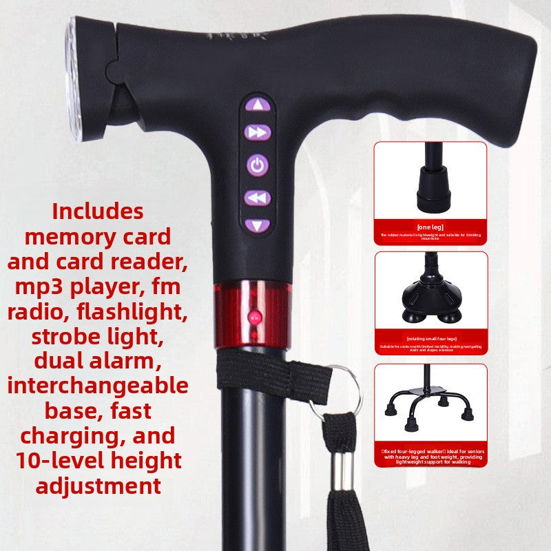 Multifunctional smart walking stick