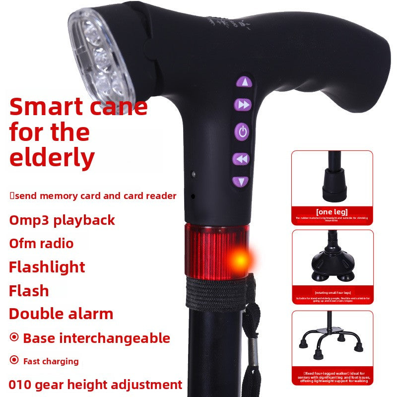 Multifunctional smart walking stick