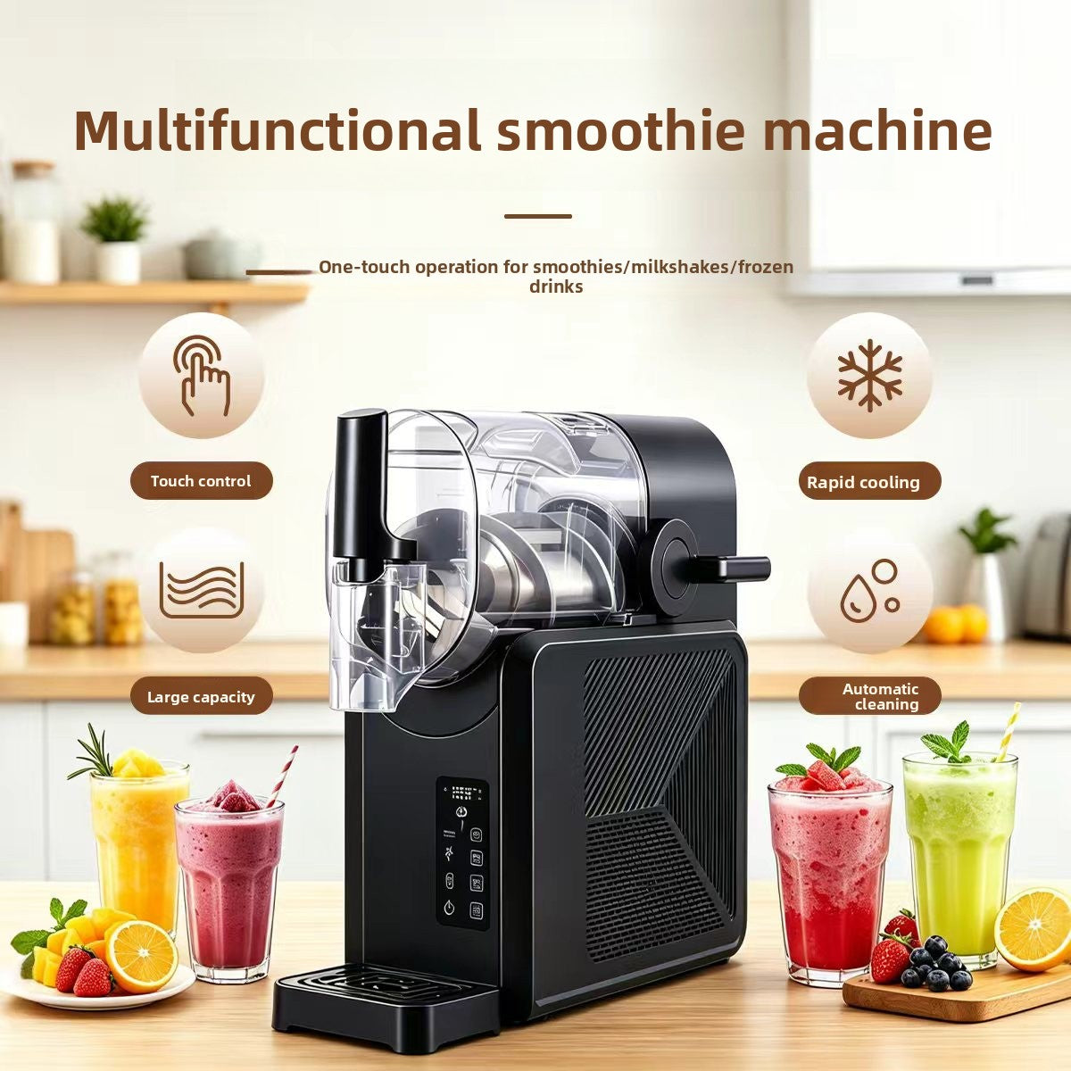 Multifunctional Smoothie and Ice Cream Maker