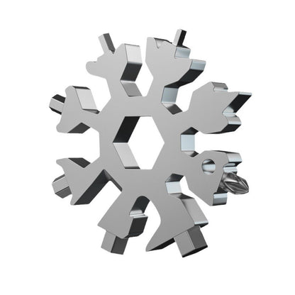 Multifunctional snowflake wrench tool