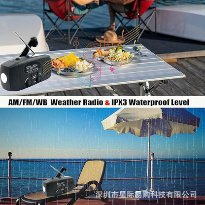 Multifunctional Solar Hand Crank Emergency Radio