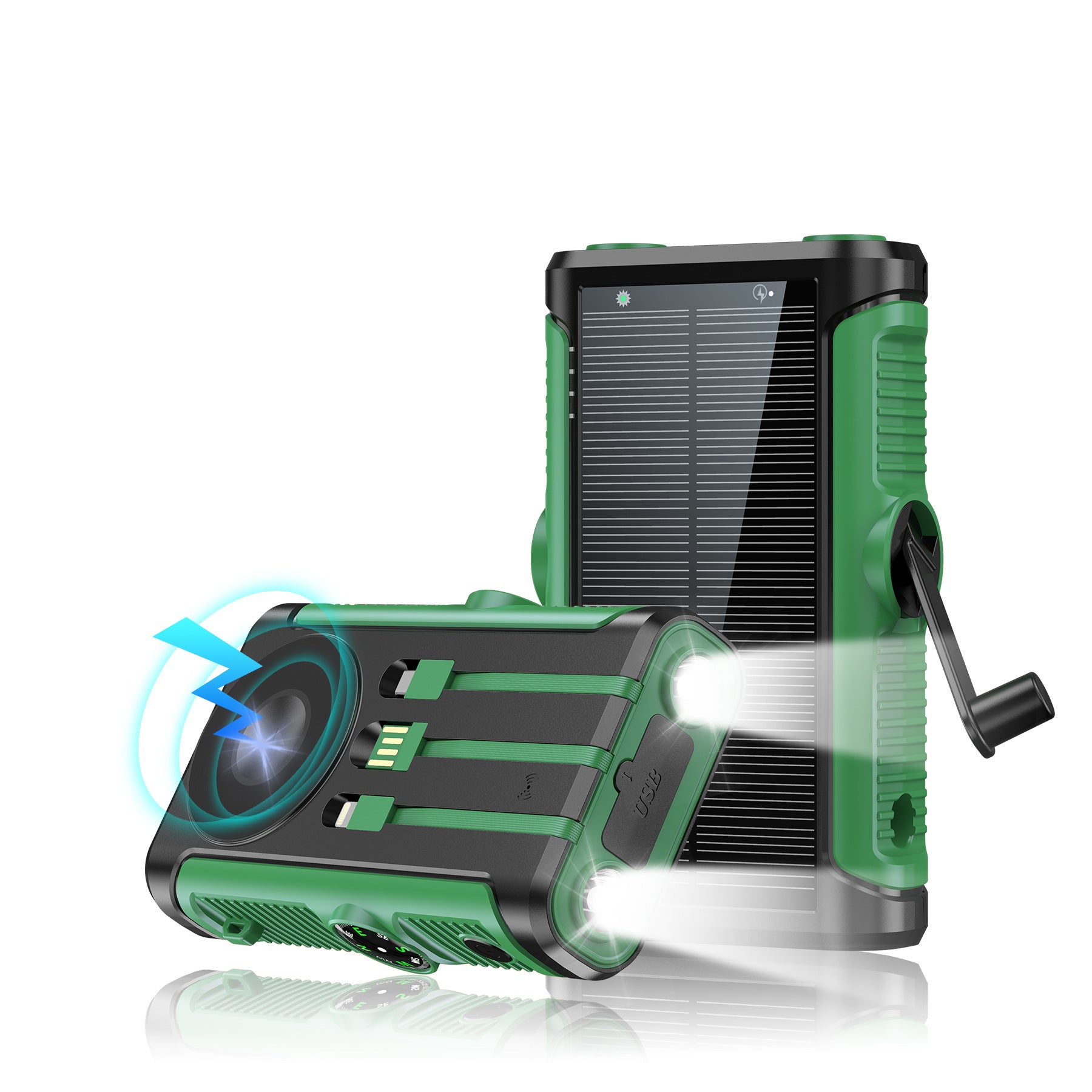 Multifunctional Solar LED Power Bank