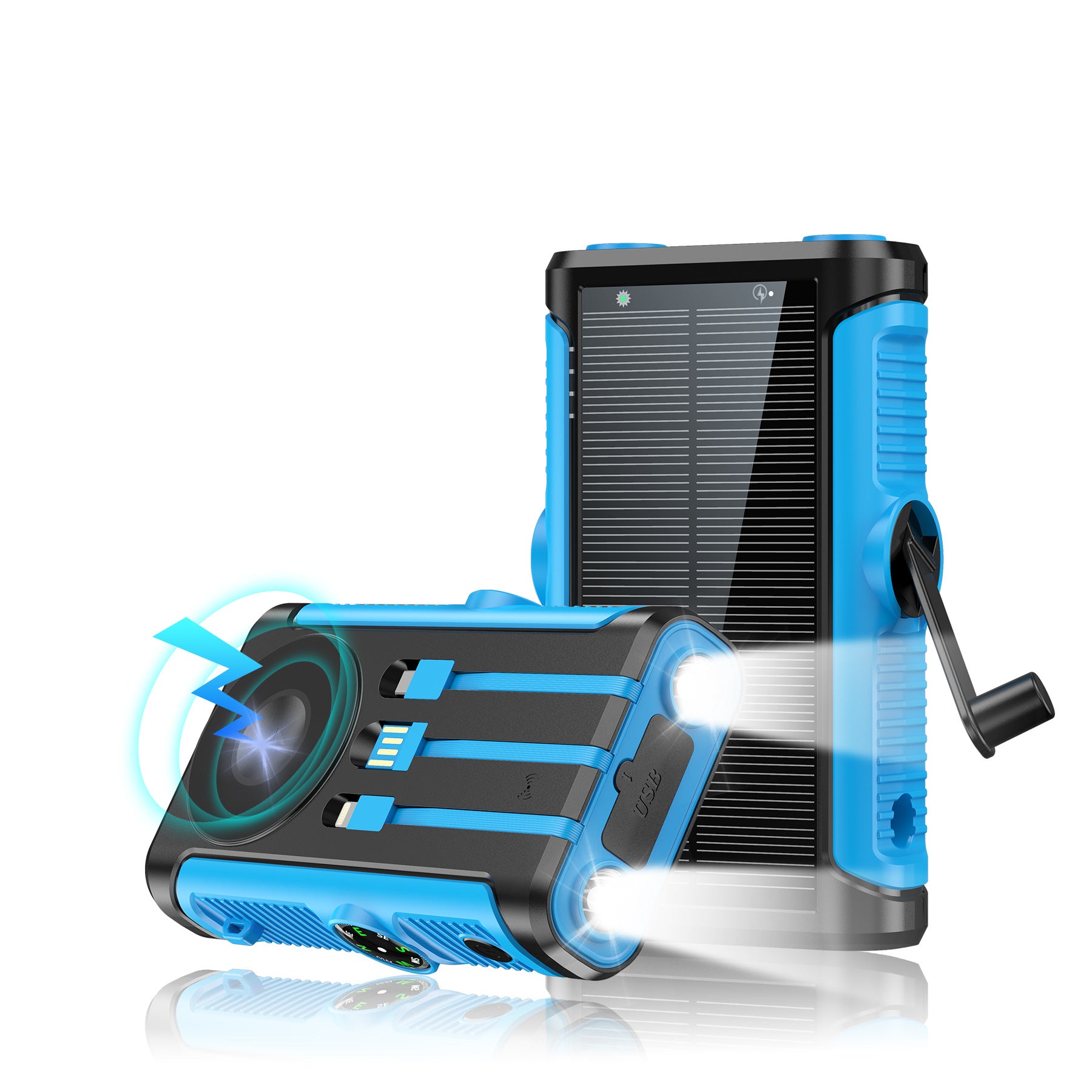 Multifunctional Solar LED Power Bank