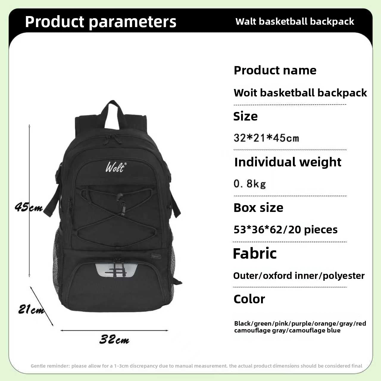 Multifunctional Sports Backpack