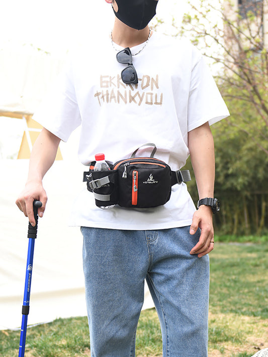 Multifunctional Sports Waist Pack with Water Bottle Holder