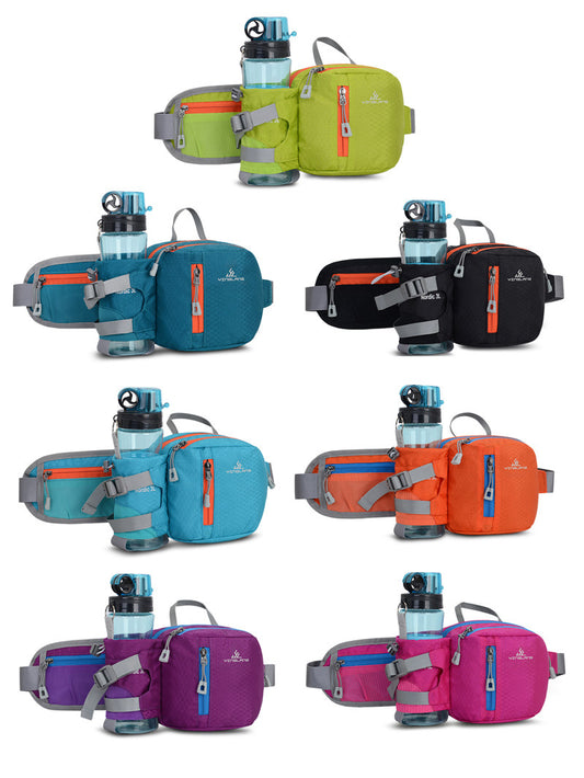Multifunctional Sports Waist Pack with Water Bottle Holder