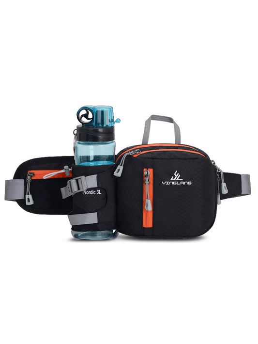 Multifunctional Sports Waist Pack with Water Bottle Holder