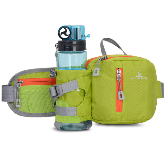 Multifunctional Sports Waist Pack with Water Bottle Holder