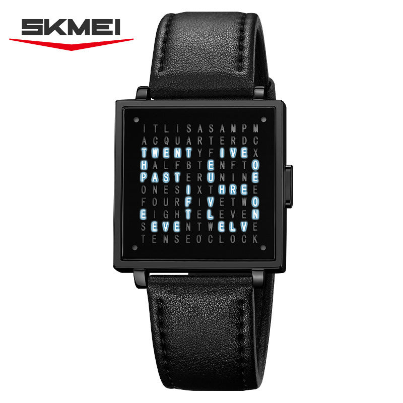 Multifunctional Square Electronic Watch