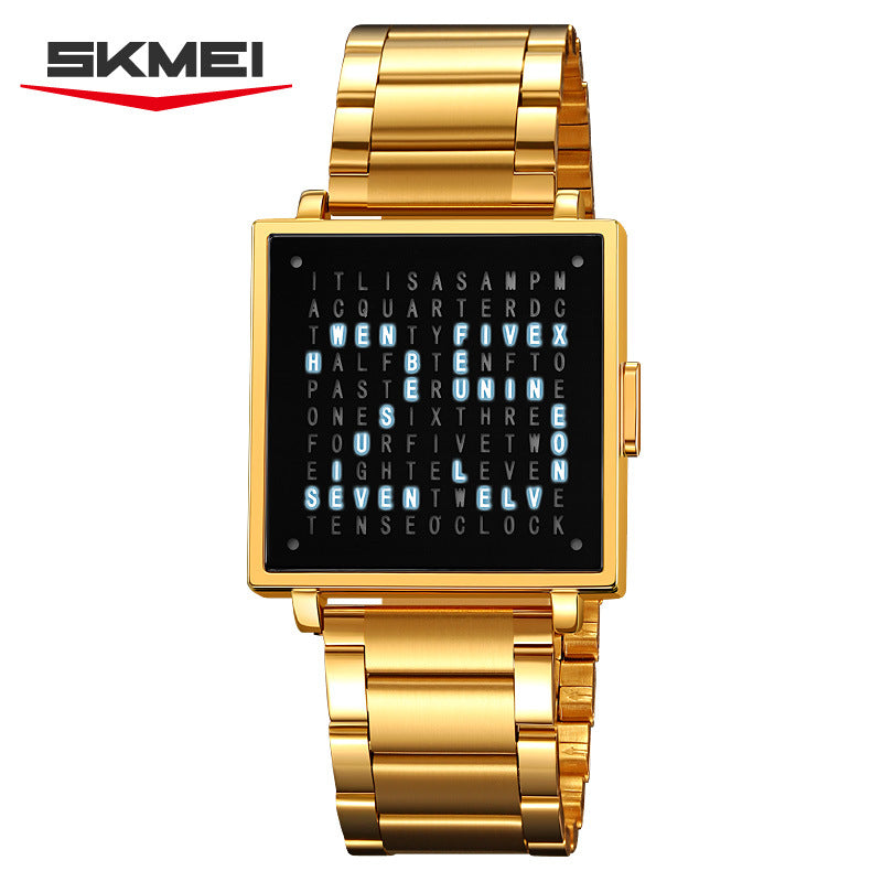 Multifunctional Square Electronic Watch