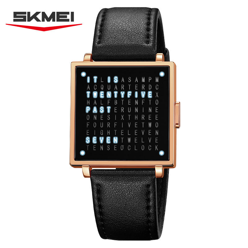 Multifunctional Square Electronic Watch