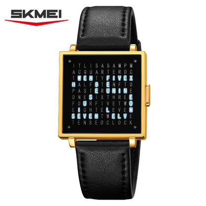Multifunctional Square Electronic Watch