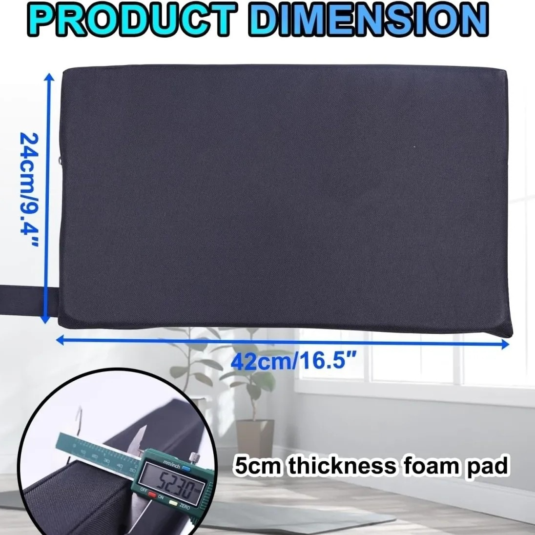 Multifunctional Square Thickened Hip Push Pad for Exercise
