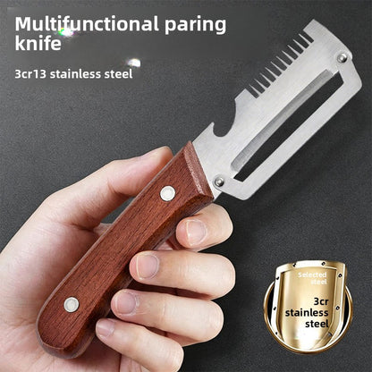 Multifunctional Stainless Steel Kitchen Peeler Cutter