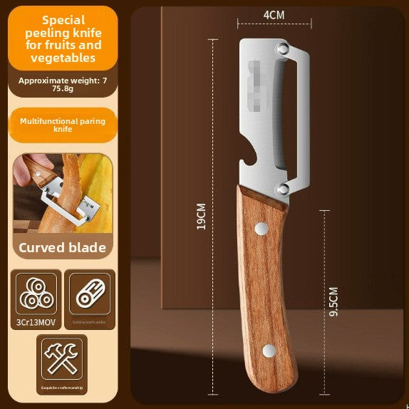 Multifunctional Stainless Steel Kitchen Peeler Cutter
