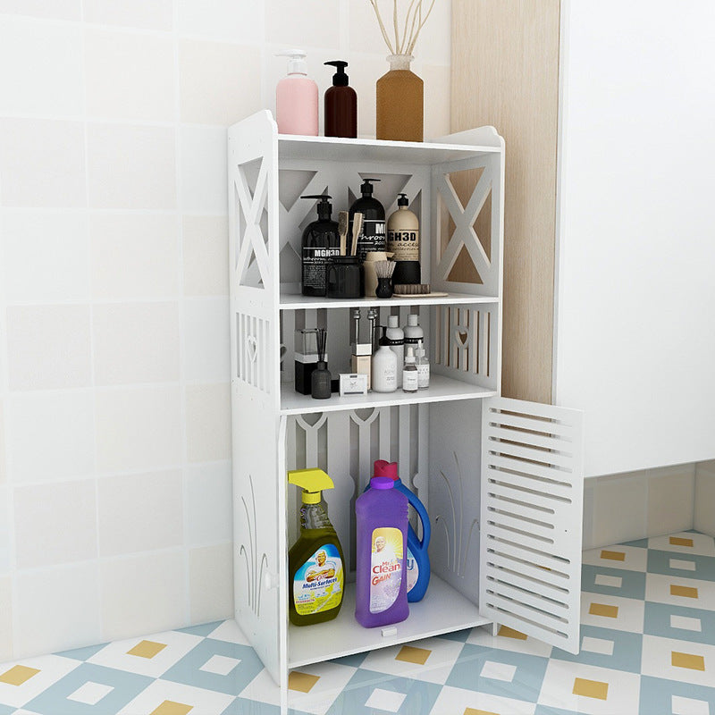 Multifunctional Storage Cabinet with 4 Tiers