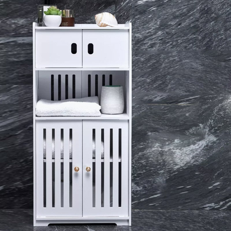 Multifunctional Storage Cabinet with 4 Tiers