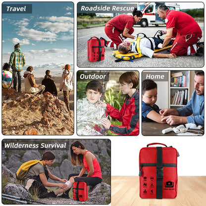 Multifunctional survival first-aid kit