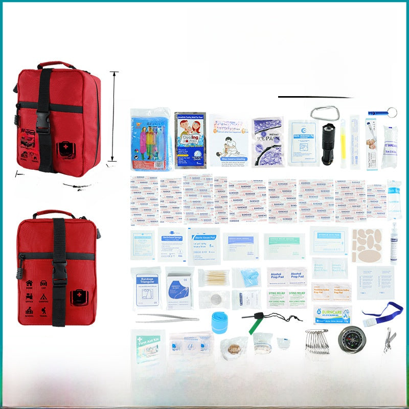 Multifunctional survival first-aid kit