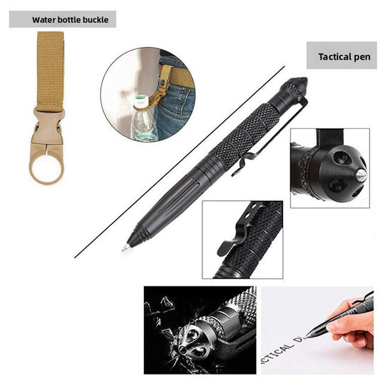 Multifunctional Survival Tool Kit with Whistle and Flint