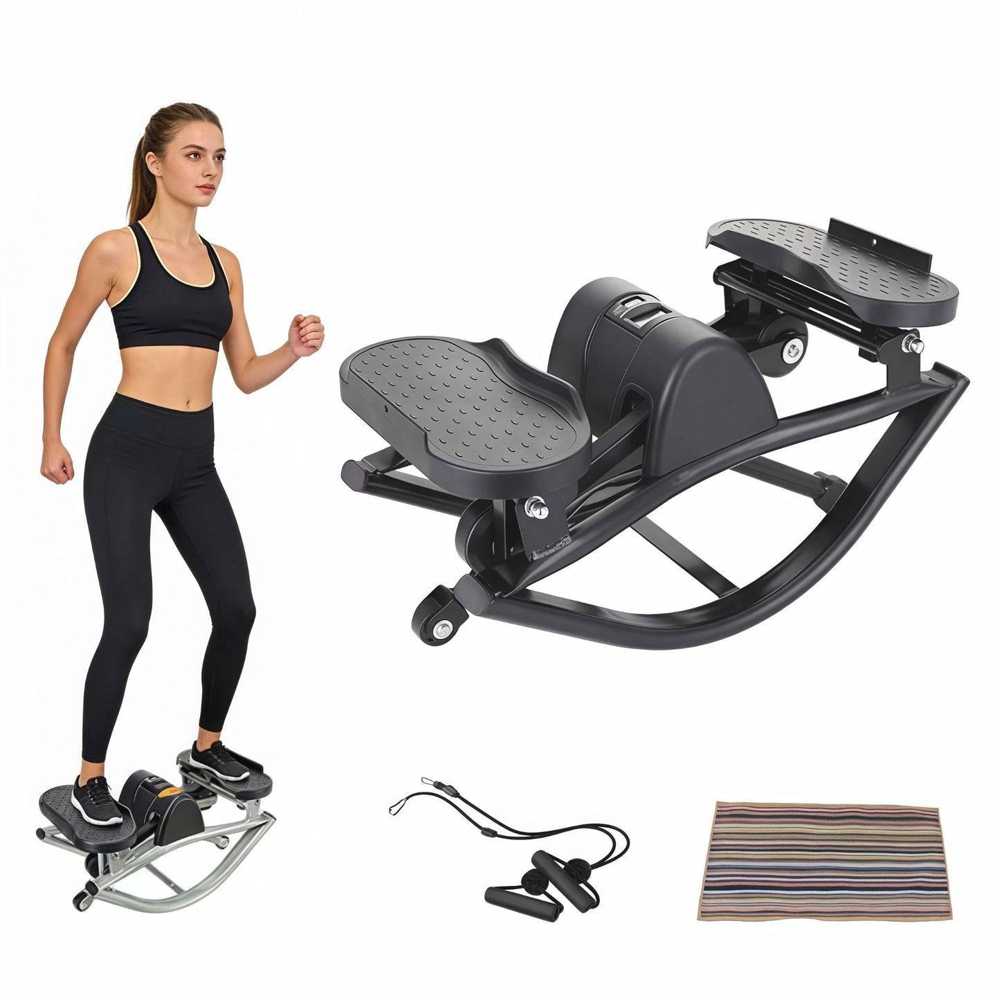 Multifunctional Swing Stepper with Digital Display