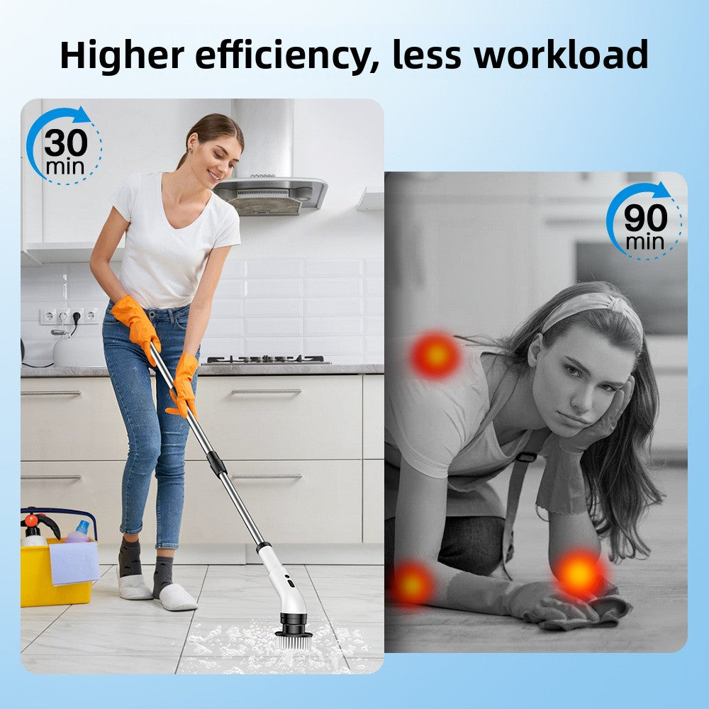 Multifunctional Telescopic Electric Cleaning Brush