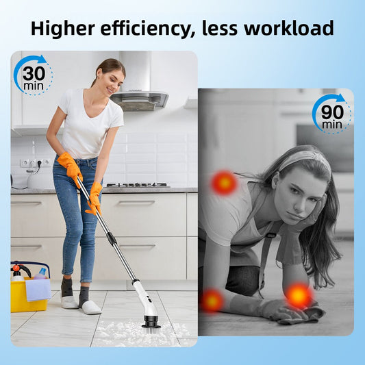 Multifunctional Telescopic Electric Cleaning Brush