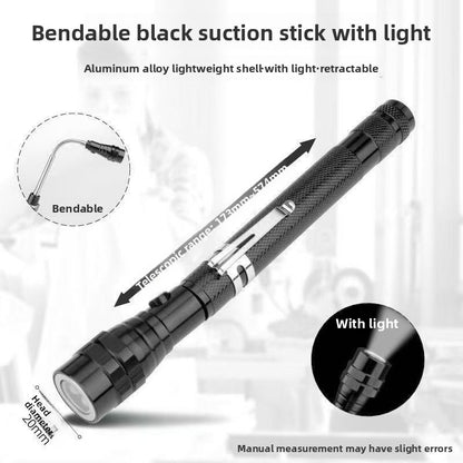 Multifunctional Telescopic Magnetic Flashlight