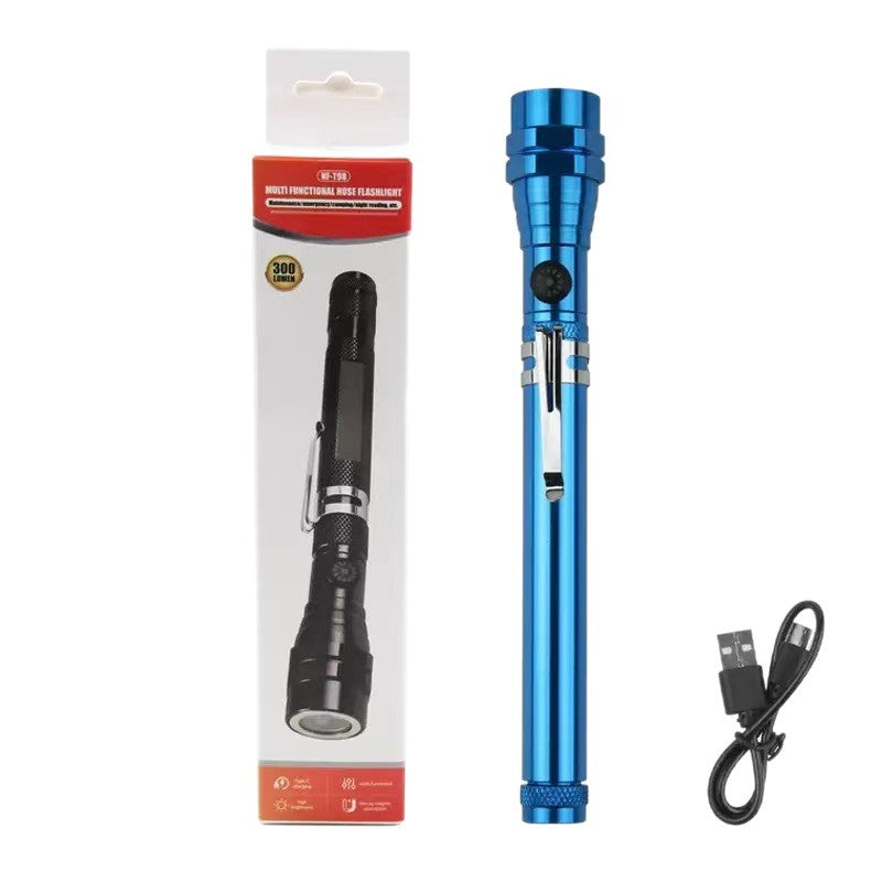 Multifunctional Telescopic Magnetic Flashlight