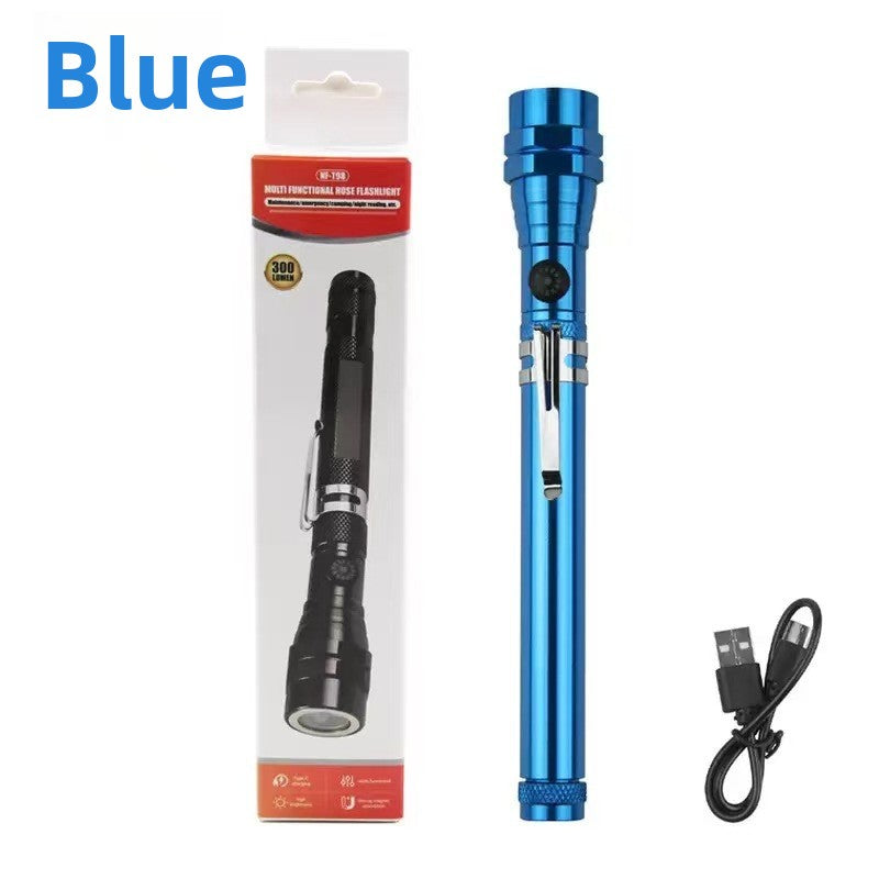 Multifunctional Telescopic Magnetic Flashlight
