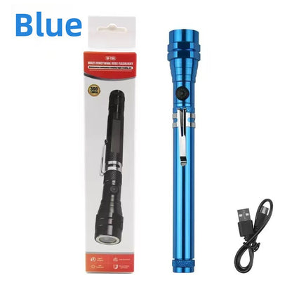 Multifunctional Telescopic Magnetic Flashlight