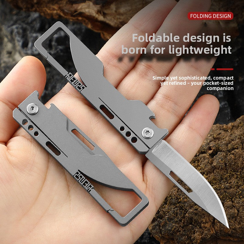 Multifunctional Titanium Alloy Folding Knife