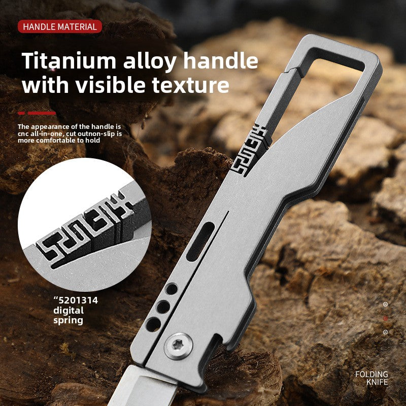 Multifunctional Titanium Alloy Folding Knife