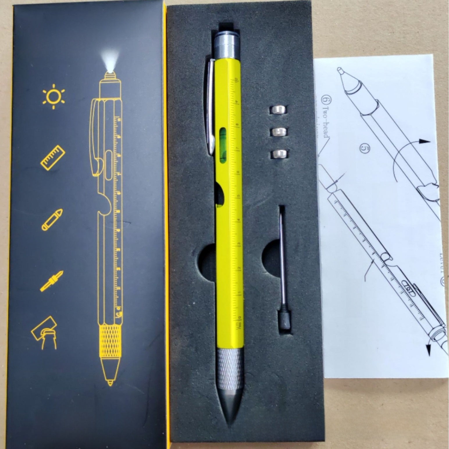 Multifunctional tool pen
