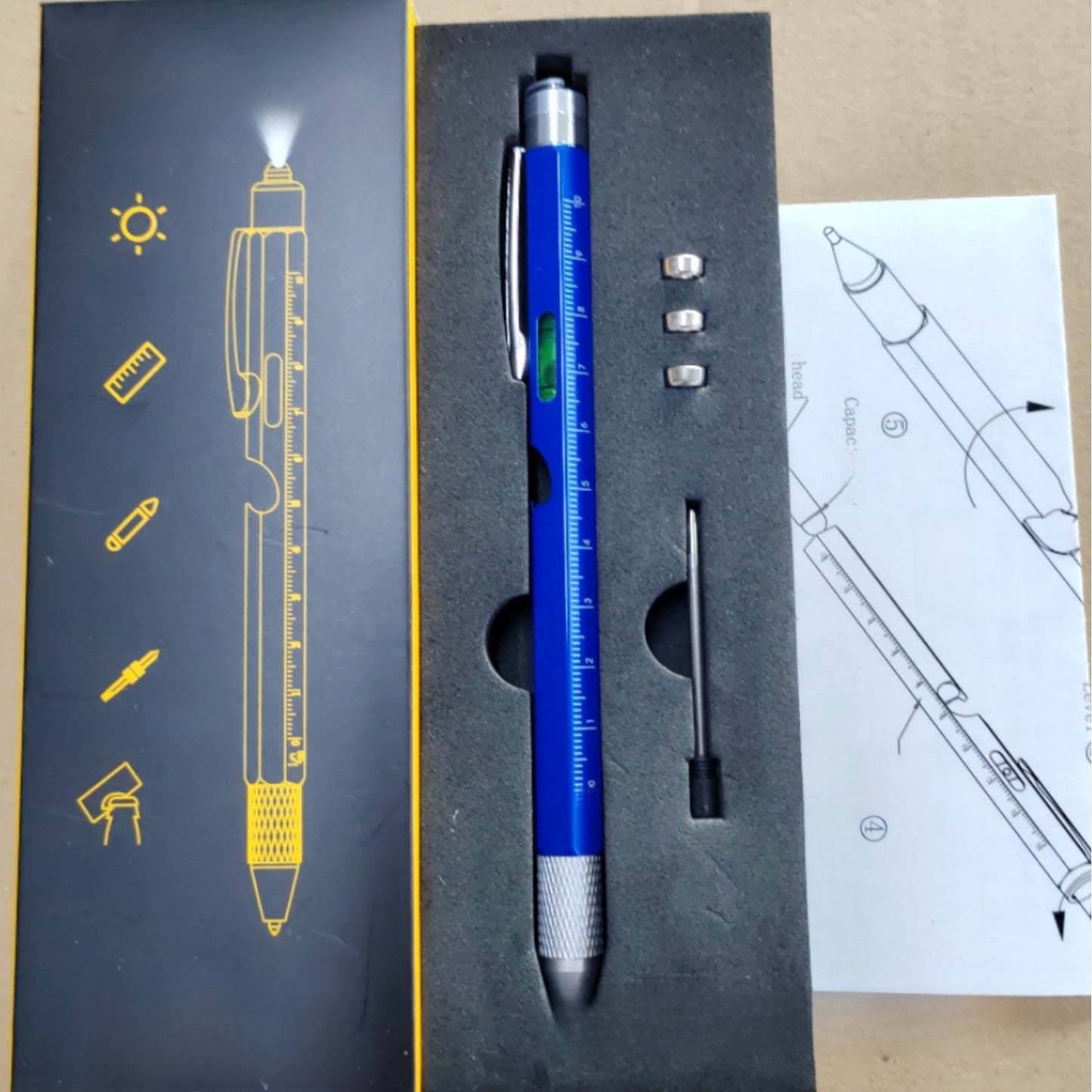 Multifunctional tool pen