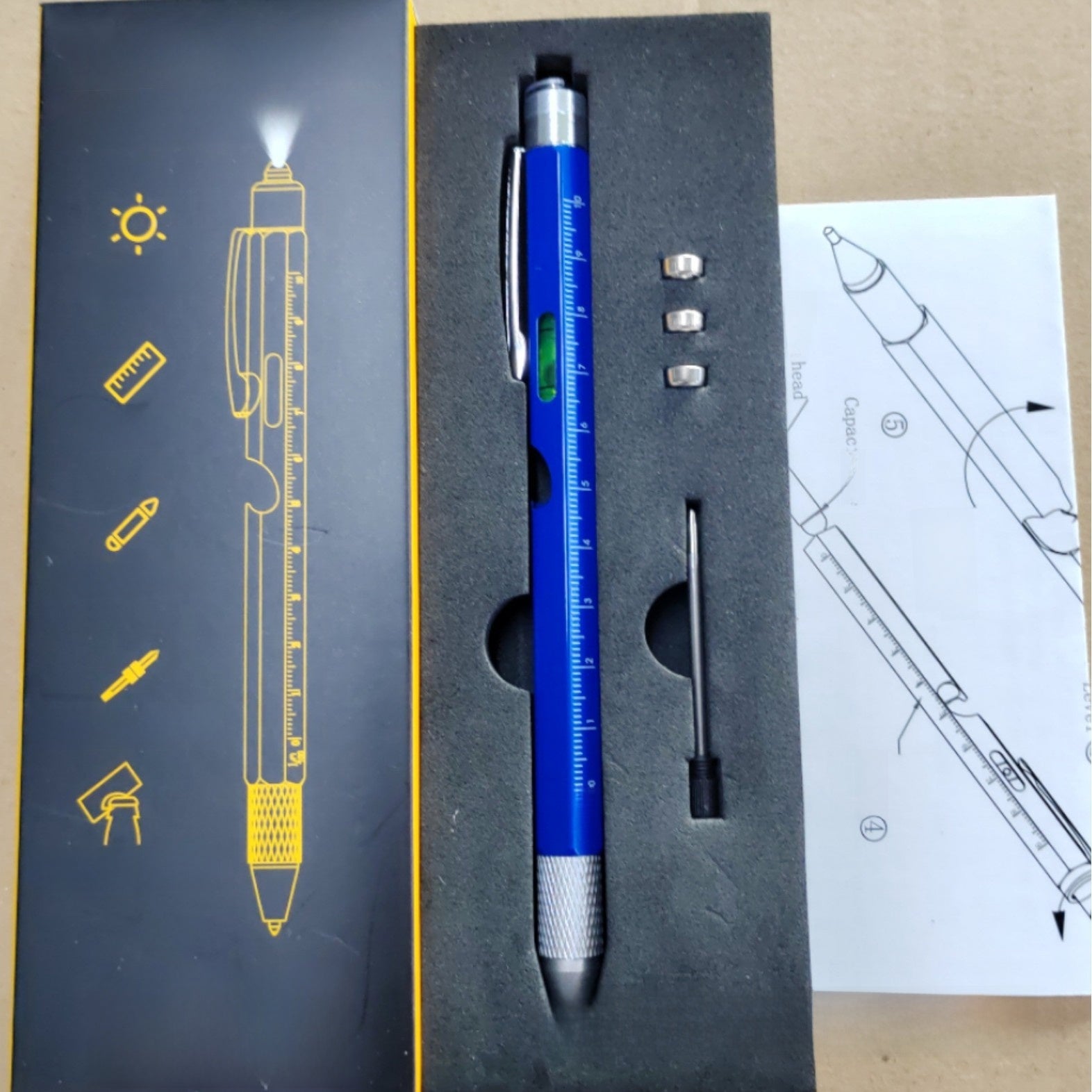 Multifunctional tool pen