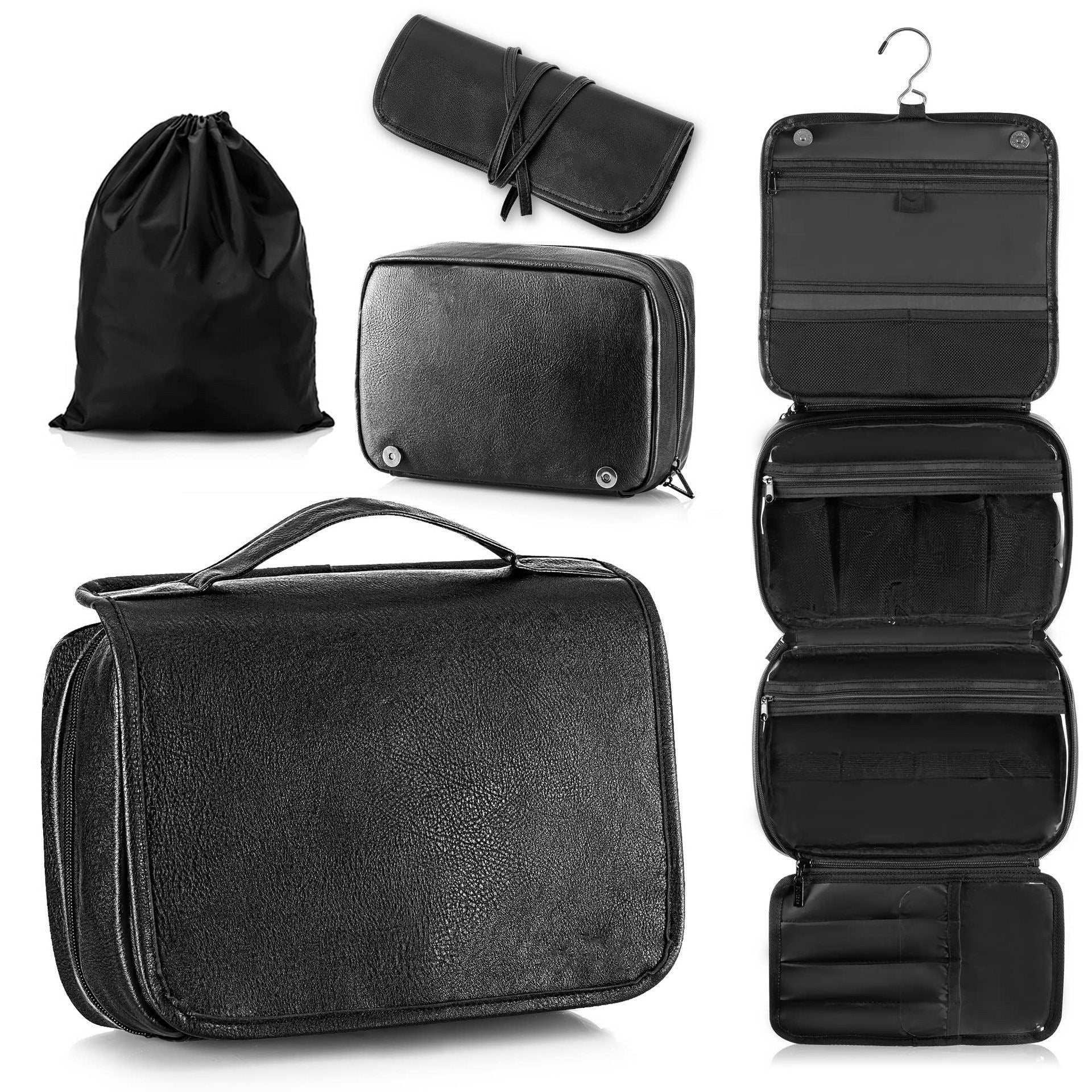 Multifunctional Travel Toiletry Bag with Zipper Closure