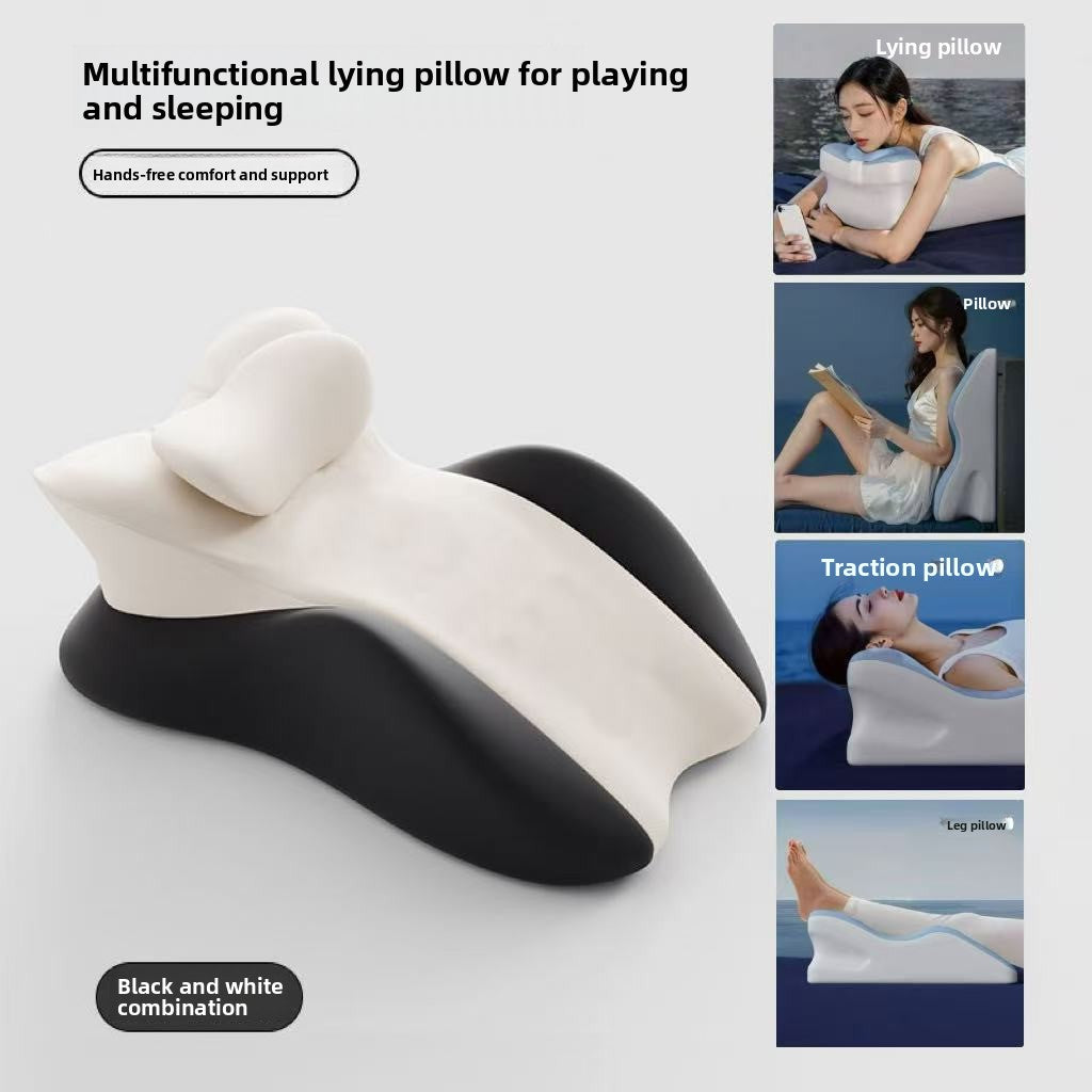 Multifunctional Triangular Pillow for Couples