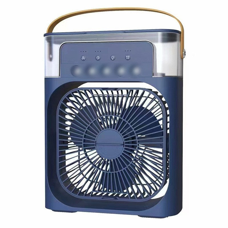 Multifunctional USB Desktop Mist Fan with Humidifier and Light