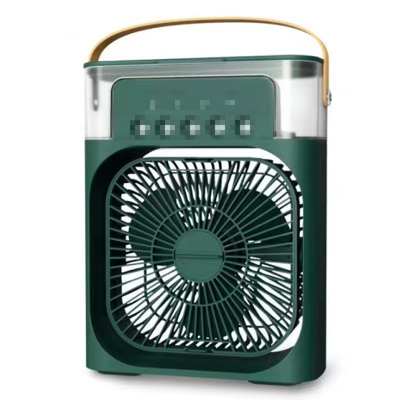 Multifunctional USB Desktop Mist Fan with Humidifier and Light