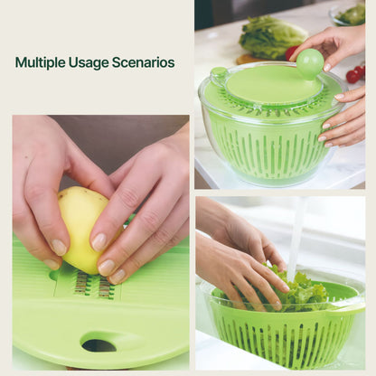 Multifunctional Vegetable Cutter with Dehydration Basket