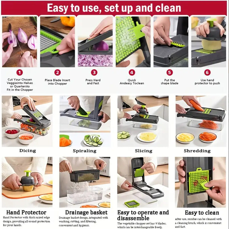 Multifunctional Vegetable Fruit Cutter