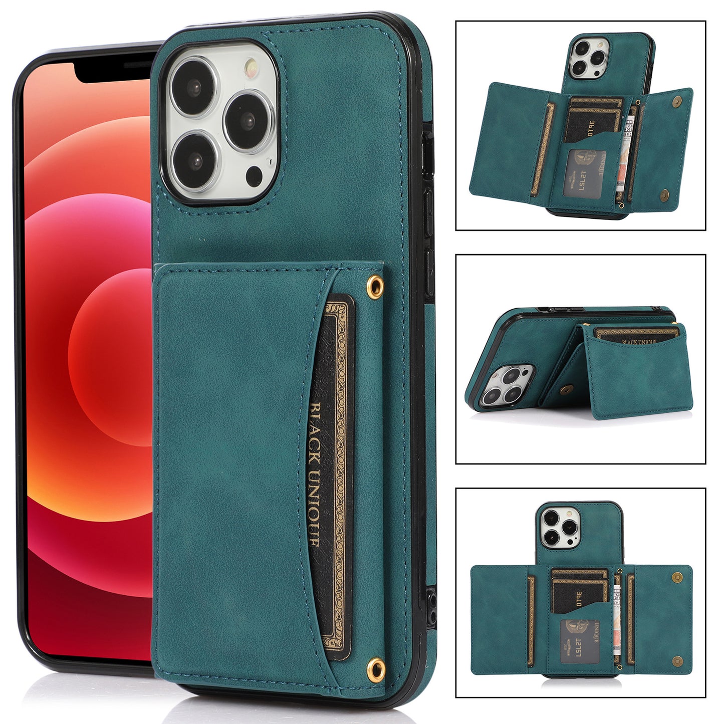 Multifunctional Wallet Leather Phone Case