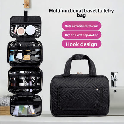 Multifunctional Waterproof Hanging Toiletry Bag with Large Capacity
