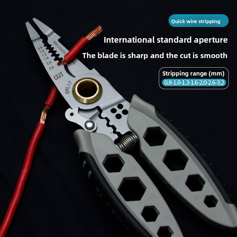 Multifunctional wire stripper