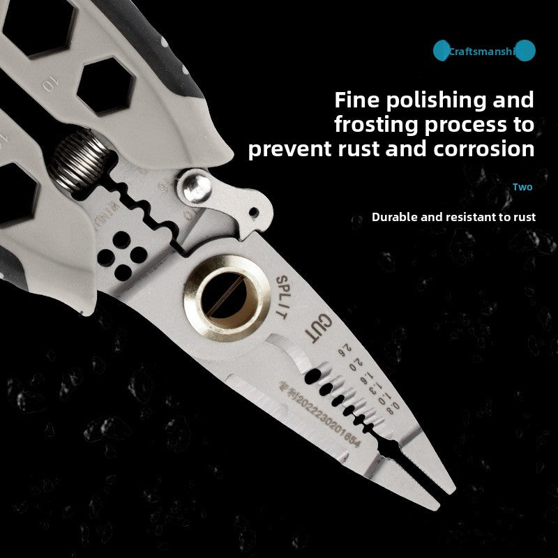 Multifunctional wire stripper