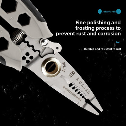 Multifunctional wire stripper